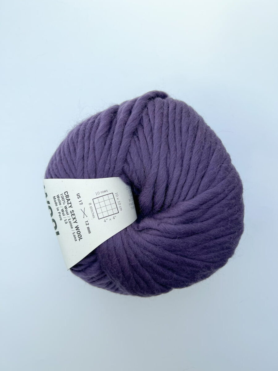 oberżyna fiolet crazy sexy wool