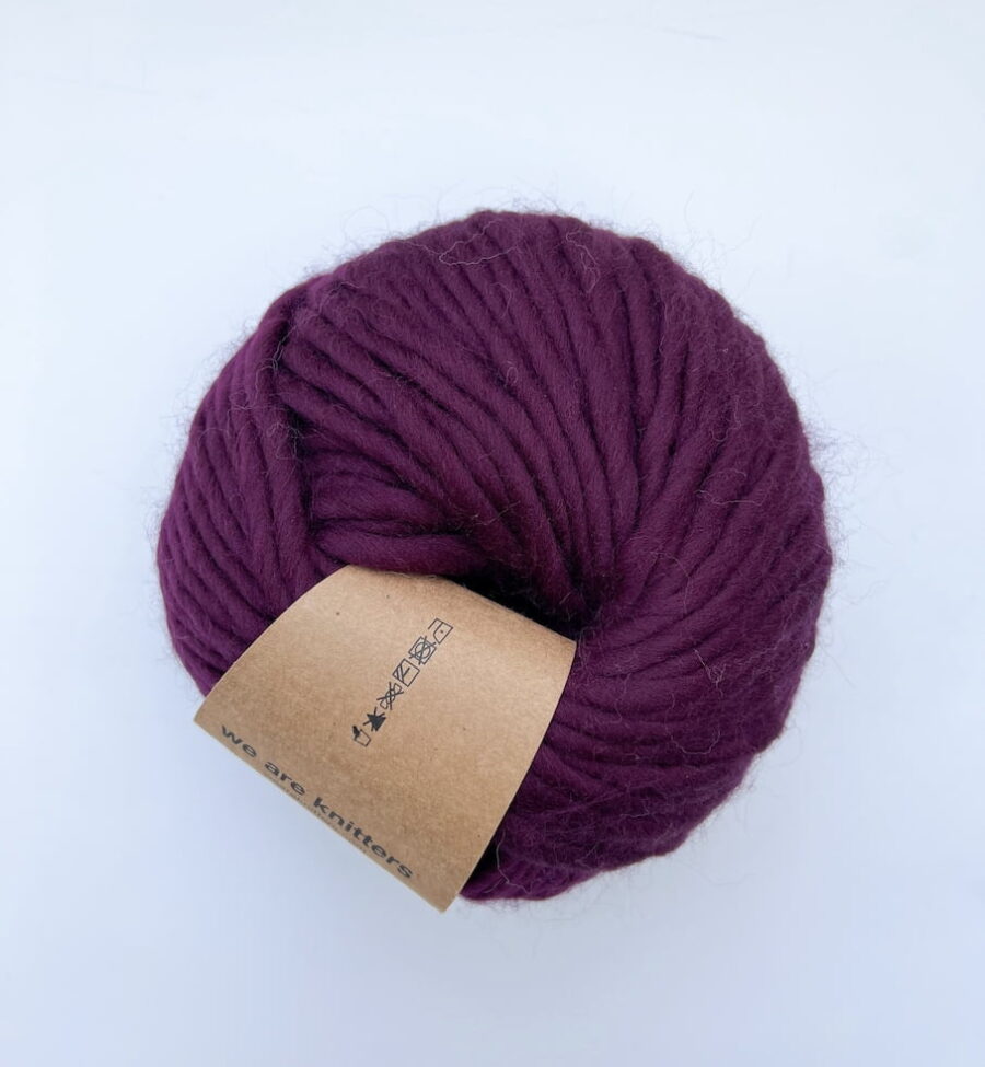 the wool bordowy bordeaux ciemny fiolet