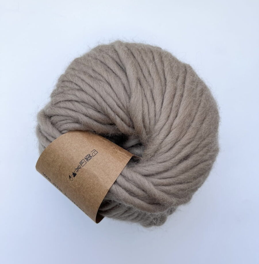 the wool taupe brązowo szary